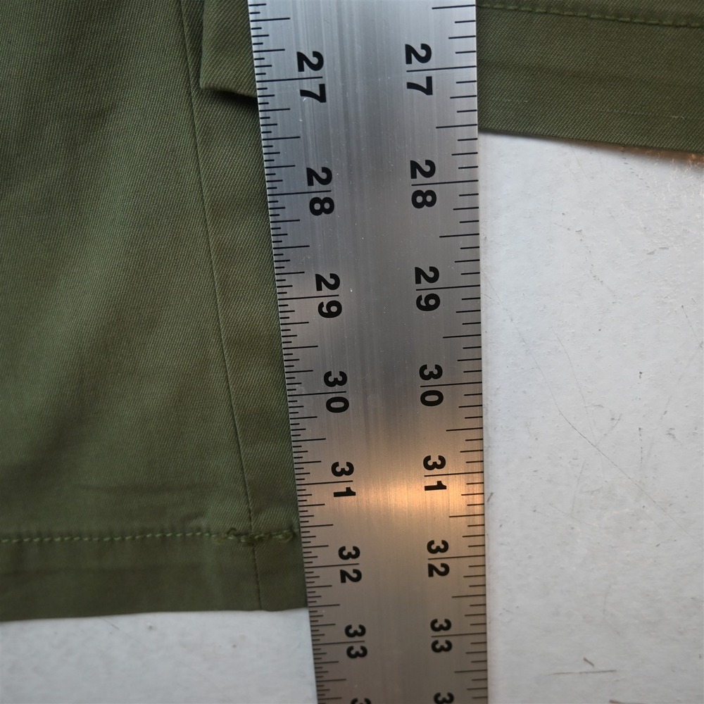 Banana Republic 33x34 Green Lived In Slim Chino Mens Pants - Picture 4 of 9